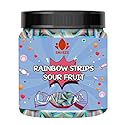 SMIBZE Natural Rainbow Strips Sour Fruit 150 GM (Pack of 1) SMIBZE