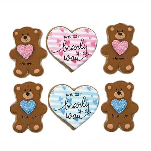 Baker's Dozen To Go Baby Shower Cookies (We Can Bearly Wait)