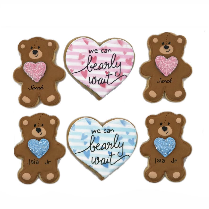 Baker's Dozen To Go Baby Shower Cookies (We Can Bearly Wait)