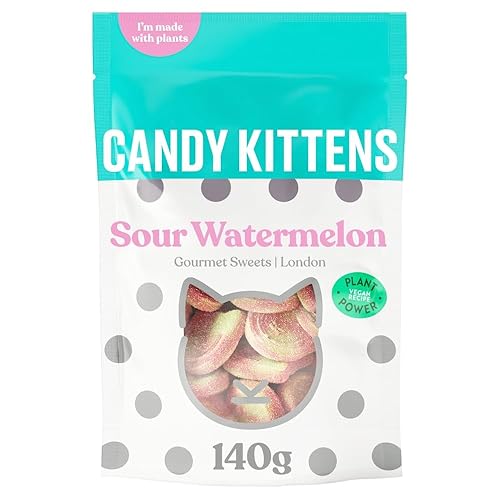 CANDY KITTENS Sour Watermelon Sweets, 140 GR