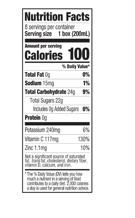 Juicy Juice 100% Juice, Orange Mango, 8 Boxes (Pack of 2).