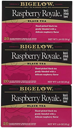 Bigelow Raspberry Royale Tea Bags - 20 ct - 3 Pack