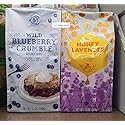Barissimo Coffee Limit Edition Wild Blueberry Crumble and Honey Lavender Ground Coffee 12oz 340g (Two Bags)
