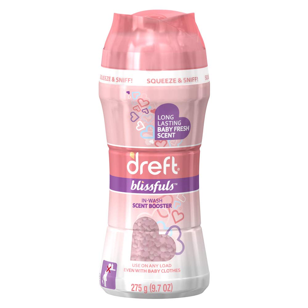 Dreft Blissfuls In-Wash Scent Booster - Original Baby Fresh Scent - 9.7 oz (Pack of 3)