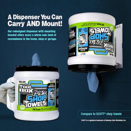 Sellers Z400 Big Grip Bucket of Shop Towels