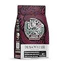 Bones Coffee Company Dragon's Lair - Dark Roast Coffee - Ground - Low-Acid Arabica Coffee Beans - South/Central America and Indonesia Grown
