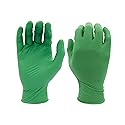 SHOWA 7705PFT Sustainable EBT Latex-Free, Powder-Free, Accelerator-Free, Nitrile Disposable Single Use Safety Gloves, 4 Mil, 9.5" Length, Medium (1
