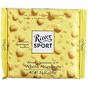 Ritter Sport White Chocolate with Whole Hazelnuts, 3.5 Ounce (Pack of 10)