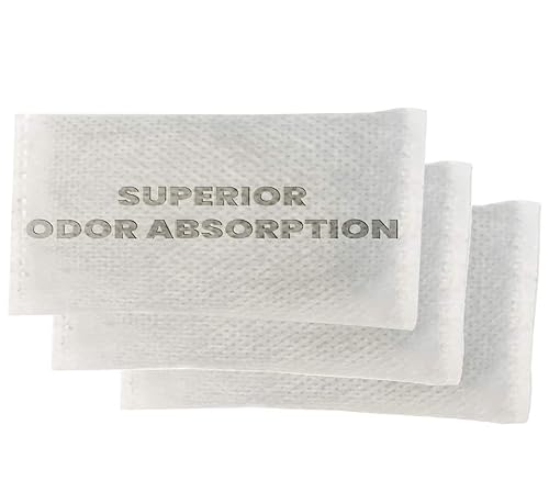 Green Piece® Activated Charcoal Air Filters for Odor Removal (Made In USA) - Compatible with ITouchless Trash Cans (Pack of 3) - Not Made by