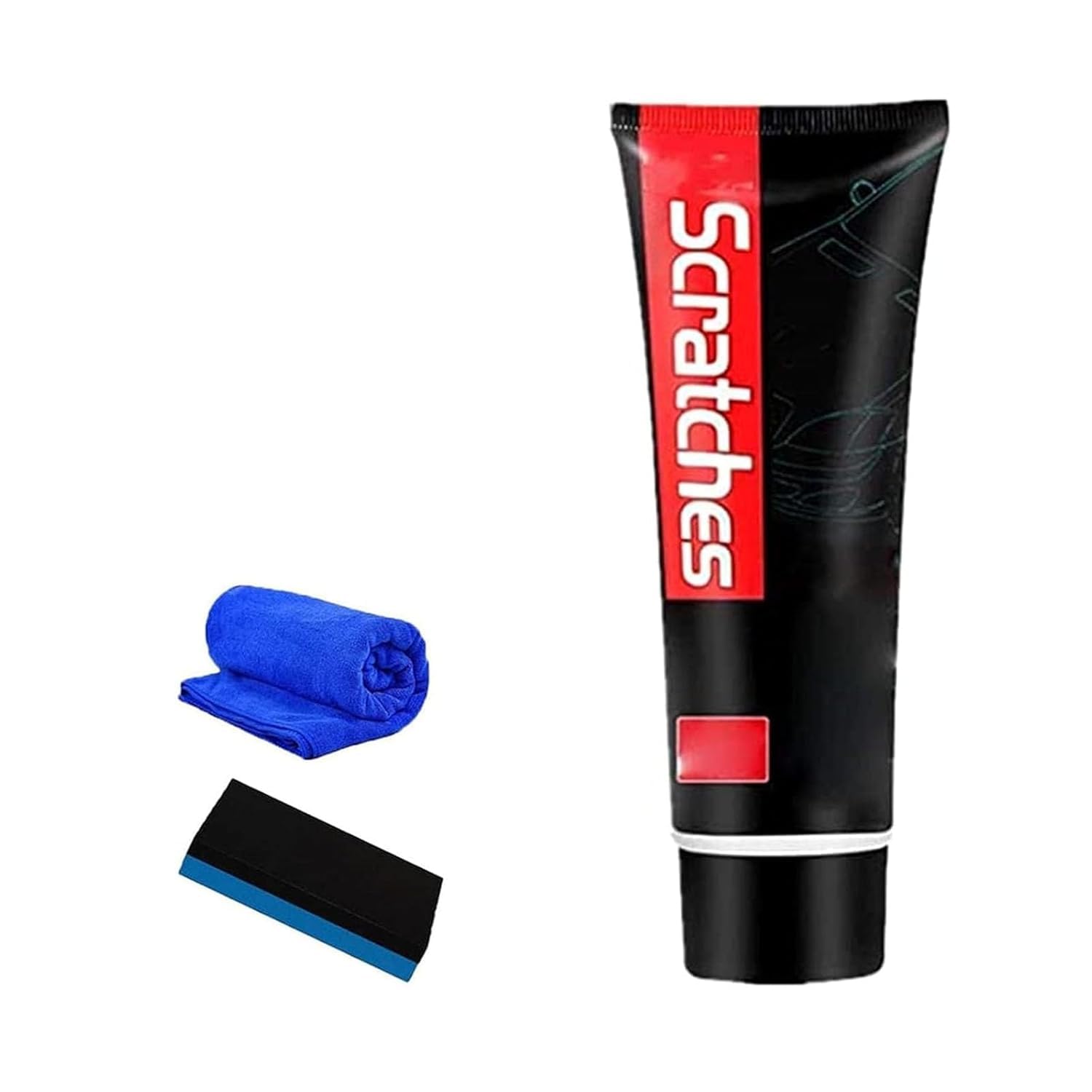 100ML Scratch Free Stove Top Scratch Remover, Polishing Wax for Glass Ceramic Stove Top, Cooktop Heavy Duty Cleaner and Polish, Car Paint Scratch