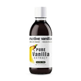 16 oz Pure Vanilla Extract - 100% Real Vanilla Extract - For Cooking, Drinks & Desserts - 100% Vegan, Sugar Free & Kosher - Non-GMO & Gluten-Free