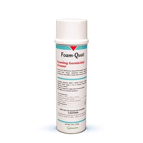 Vetoquinol Foam Quat Foaming Cleaner Spray, 18oz
