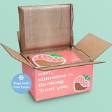 12 Milk & Dark Chocolate Sea Salt Covered Strawberries by Love Berries