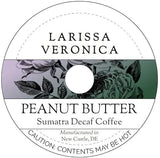 Peanut Butter Sumatra Decaf Coffee (Single Serve K-Cup Pods) (Gourmet, Naturally Flavored, Whole Coffee Beans) (12 pods, ZIN: 573982) - 2 Pack