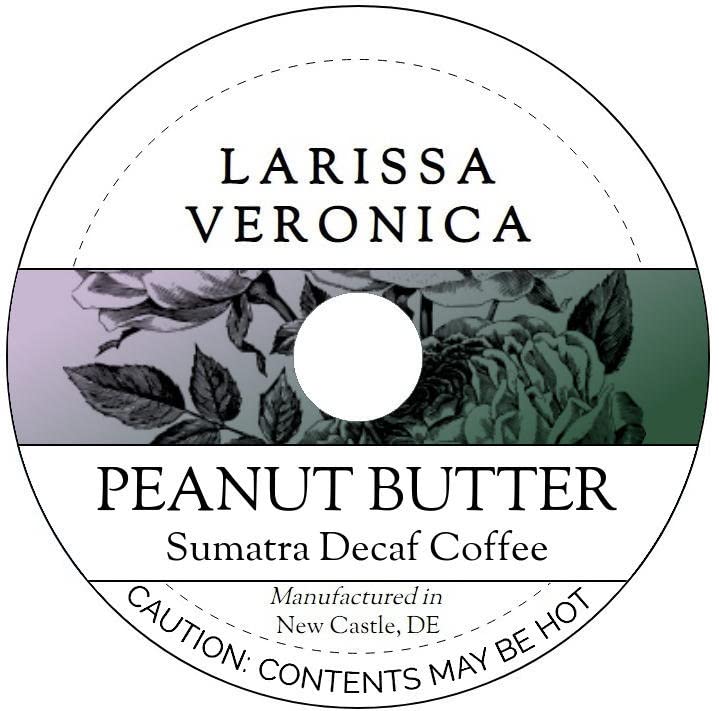 Peanut Butter Sumatra Decaf Coffee (Single Serve K-Cup Pods) (Gourmet, Naturally Flavored, Whole Coffee Beans) (12 pods, ZIN: 573982) - 2 Pack