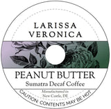 Peanut Butter Sumatra Decaf Coffee (Single Serve K-Cup Pods) (Gourmet, Naturally Flavored, Whole Coffee Beans) (12 pods, ZIN: 573982) - 2 Pack
