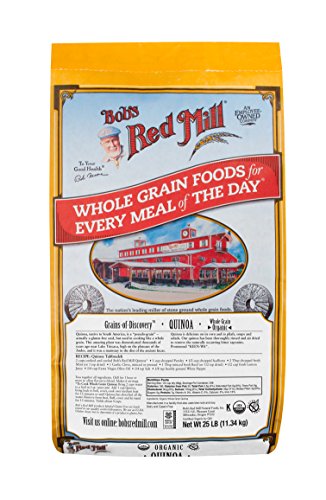 Bob's Red Mill Organic White Quinoa, 25 Pound