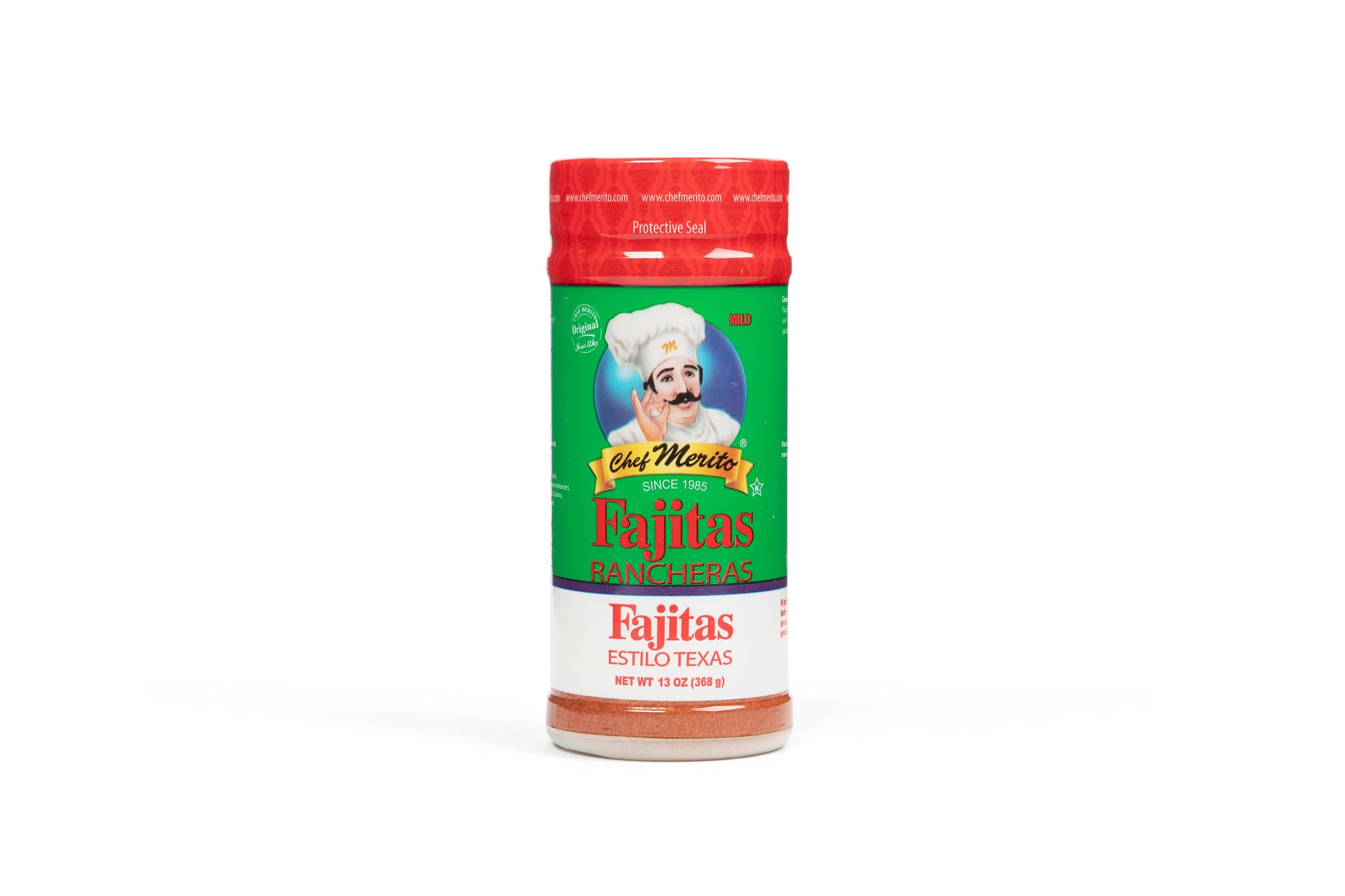 Chef Merito | Fajitas Rancheras Seasoning | 13 OZ | Authentic Latin Flavor Since 1985