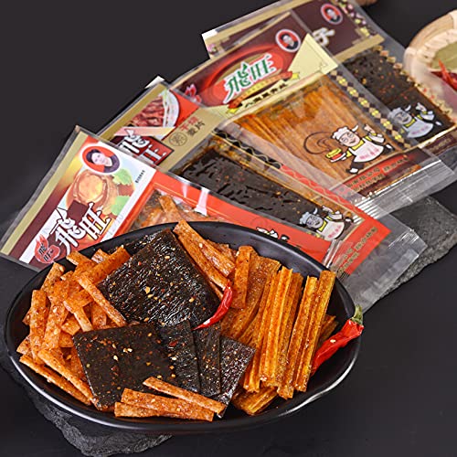YUYONGTANG ????????????????8090???????????????50? Feiwang spicy strips spree spicy chips snack food stinky dry child 8090 nostalgic snacks Feiwang