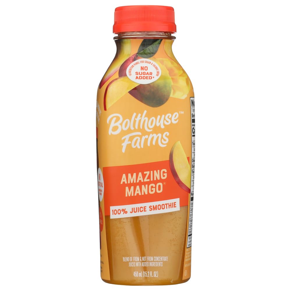 Bolthouse Farms, Juice Smoothie Amazing Mango, 15.2 Fl Oz