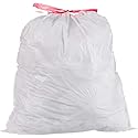 LIMELINEN Tall Kitchen Trash Bags with Drawstring, 200 Count, 13-gallon Trash Bag of 0.9 mil Thickness, Leak and Odor-Resistant, Heavy-Duty Plastic