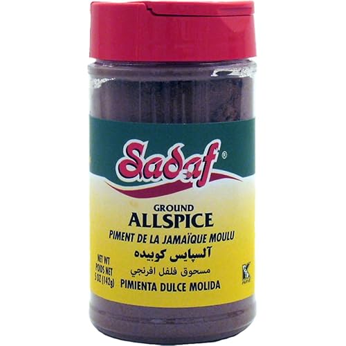 Sadaf Allspice Ground - Allspice Powder for Cooking and Food Seasoning - All Spice Seasoning - Caribbean Cuisine - Kosher - 5 Oz Bottle With Shaker