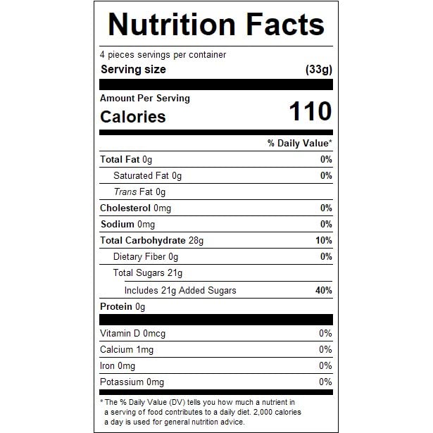 Sunrise Assorted Juju Fish - 3 lb. Bulk Bag