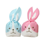 50pcs Bunny Goodie Bags Christmas Party Gifts Bolsas De Eco-friendly Bags Lollipop Wrapping Sweet Wrapping Treats Goodies Bag Dessert Candy Bag