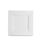 60 White Plastic Plates Set, 30 Pc 10.25 Inch Plastic Dinner Plates, and 30 Pc 7.5 Inch Plastic Dessert Plates, Fancy Disposable Plates, Heavy Duty