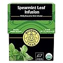 Buddha Teas Organic Spearmint Tea - OU Kosher, USDA Organic, CCOF, 18 Bleach-Free Tea Bags