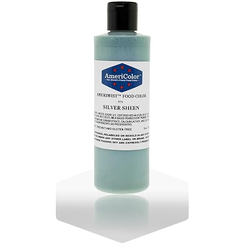 AmeriColor Amerimist Airbrush Color 9 Ounce, Silver Metallic Sheen