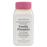 Roses Natural Vanilla Pumpkin Carpet Deodorizer and Freshener, Extra Strength Odor Eliminator, Pet and Kid Friendly, Non-Abrasive, 16 oz
