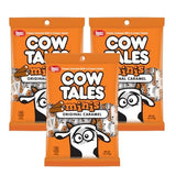 Goetze's Candy Vanilla Cow Tales Minis - 4 Ounce Bags - 3 Pack - Fresh from the Factory