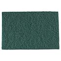 Royal Paper S960 Medium-Duty Scouring Pad, 6 x 9, Green, 60/Carton