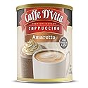 Caffe D'Vita Amaretto Cappuccino Mix - No Cholesterol, No Trans Fat, 99% Caffeine Free, Gluten Free, Instant Cappuccino Mix - 1 lb. can (16 oz.)