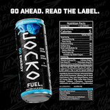 Jocko Fuel GO Energy Drinks, Blue Raspberry - 95mg Caffeine with Added Adaptogens, Vitamin B12 & B6, & L Theanine for Mood & Focus Support, No Sugar