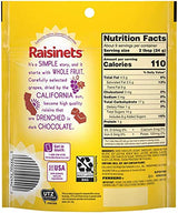 Dark Chocolate Raisinets, Ferrero Valentine's Day Candy Stand Up Reclosable Bag, 8 Ounce
