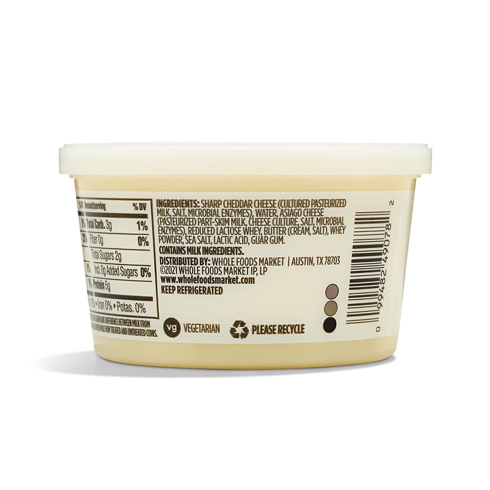 365 by Whole Foods Market Aged Asiago Cheese Spread, 9 OZ
