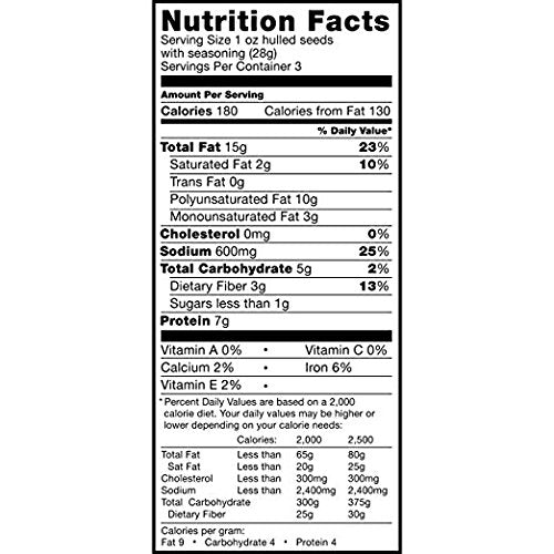 Spitz Cracked Pepper Sunflower Seeds, 6oz (Pack of 9)