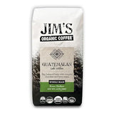 Jim’s Organic Coffee - Guatemalan Lake Atitlan - Single Origin, Medium Roast - Whole Bean 12 oz Bag