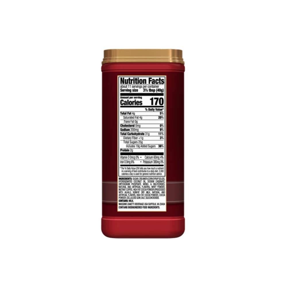 Hills Bros. Instant Cappuccino Mix, Double Mocha 16 Ounces- Frothy, Decadent Cappuccino with a Deep, Rich Chocolate Flavor (Pack of 6)
