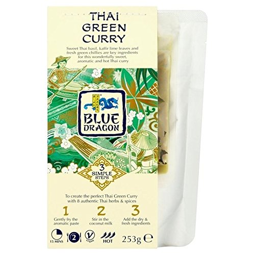 Blue Dragon Thai Green Curry 3 Step Kit 225g - Pack of 2