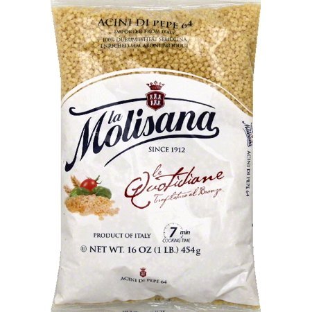 La Molisana - Imported Italian Acini di Pepe Pastina N. 64, (4)- 16 oz. Pkgs.