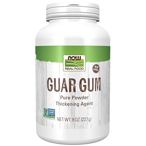 NOW Foods, Guar Gum Powder, 100% Pure Powder, Natural Thickener, Gluten-Free, 8-Ounce