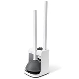 IVYROLL Toilet Brush and Plunger Set Hidden, S-Shaped Toilet Brush Plunger Combo, Perfect for Homes, Apartments & Bathrooms