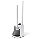 IVYROLL Toilet Brush and Plunger Set Hidden, S-Shaped Toilet Brush Plunger Combo, Perfect for Homes, Apartments & Bathrooms