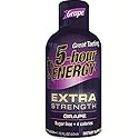 5 Hour Energy Extra Grape, 2 Count, Pack of 6