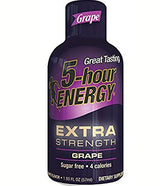 5 Hour Energy Extra Grape, 2 Count, Pack of 6