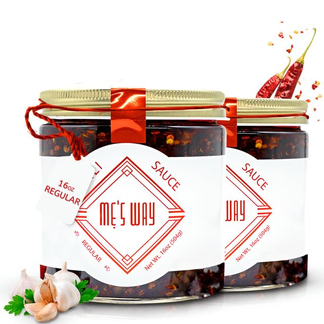 M?’S WAY Handmade Vietnamese Chili Garlic Sauce - Sweet, Savory & Spicy Authentic Flavor - Ideal for Pho, Stir-Fry & Everyday Meals (16 Oz Pack of 2