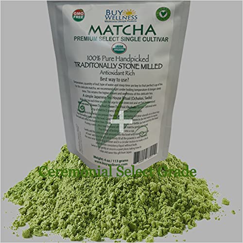 Matcha USDA Organic Green Tea Top Japanese Matcha Natural Energy & Focus + Antioxidants 4oz